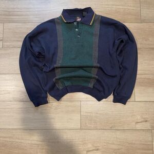 Vintage Olympics Polo Sweater Multicolor